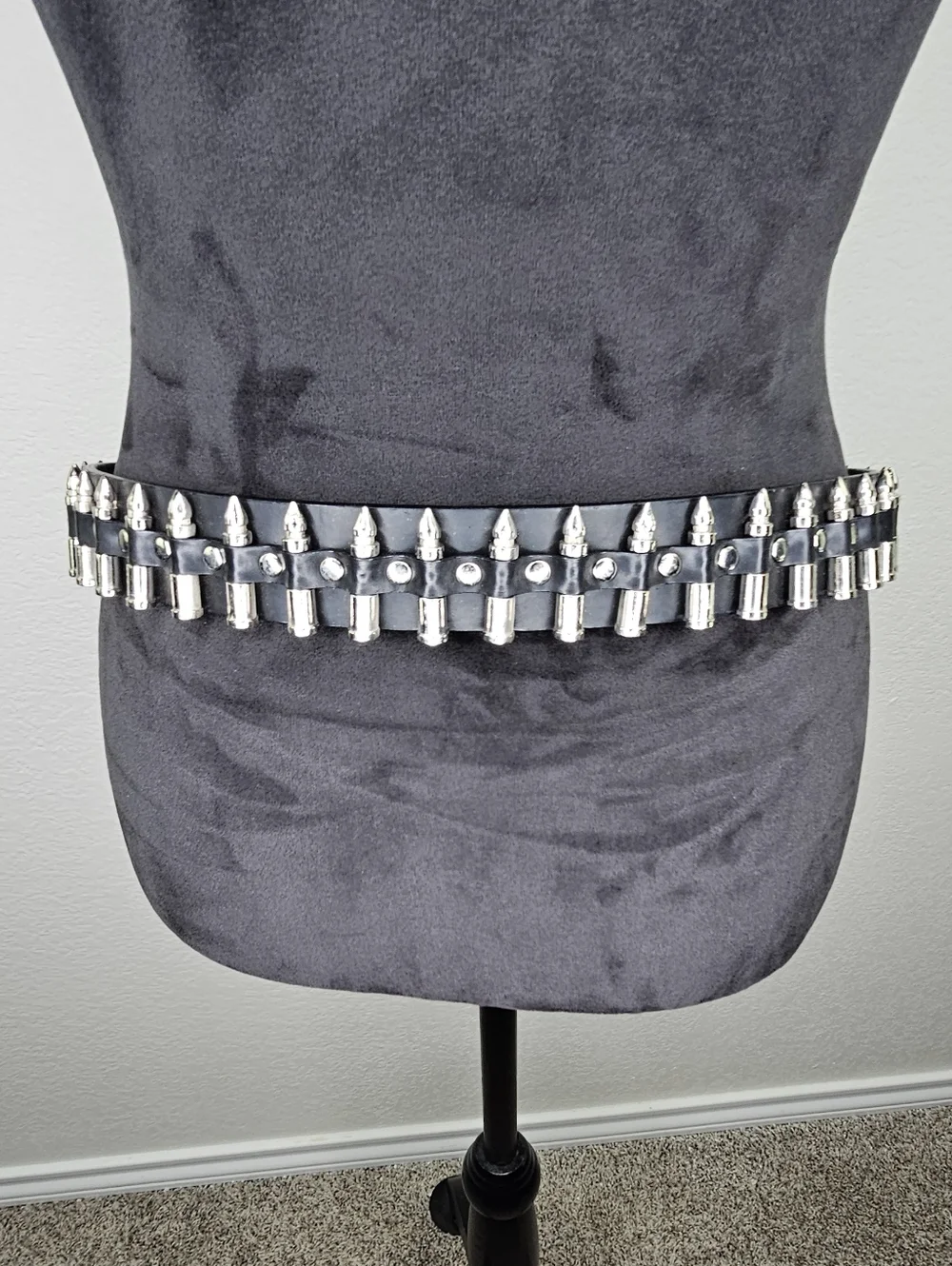 Hot Topic Y2K Shell Black Belt 36